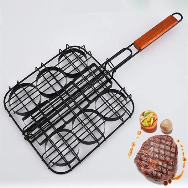 Portable Stainless Steel Nonstick BBQ Grilling Basket