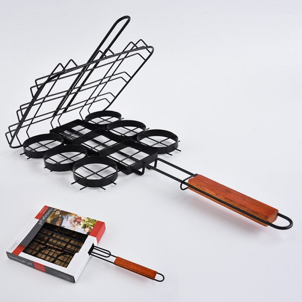 Portable Stainless Steel Nonstick BBQ Grilling Basket - Image 2
