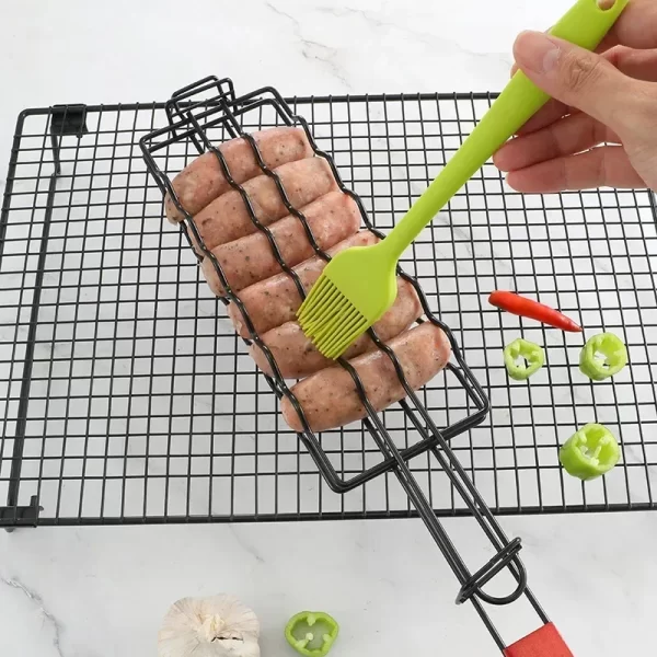 Stainless Steel BBQ Grill Basket - Image 5