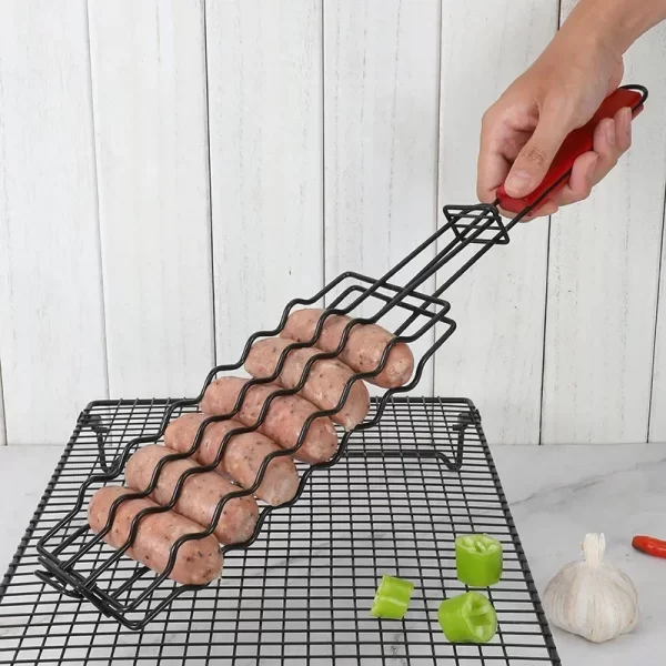 Stainless Steel BBQ Grill Basket - Image 3