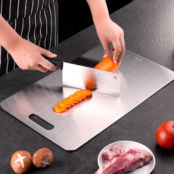 316 Stainless Steel Double-Sided Cutting Board