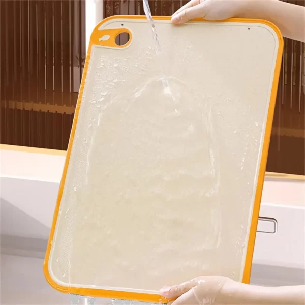 Antibacterial Double-Sided Wheat Straw Cutting Board - Image 4