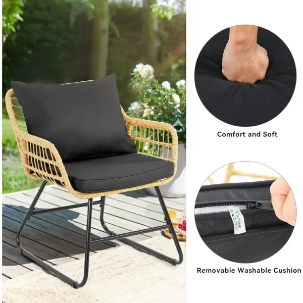 4-Piece Wicker Patio Furniture Set - Image 7