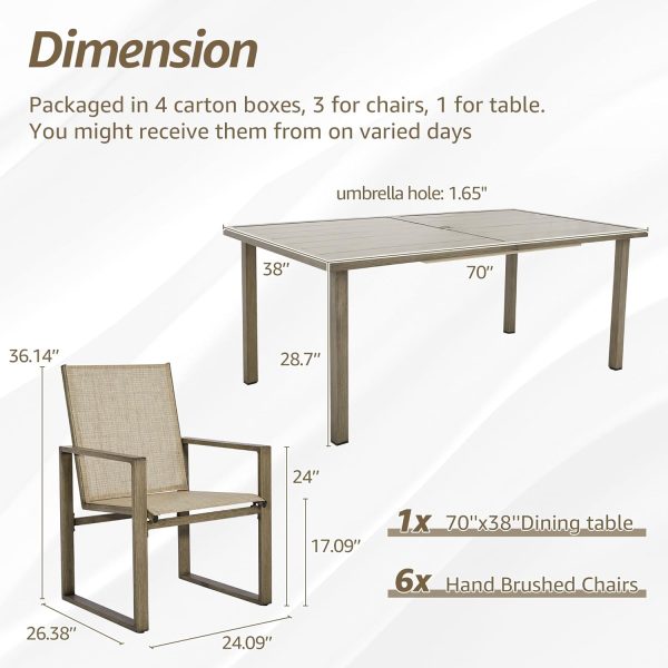 5/7-Piece Patio Dining Set - Image 7