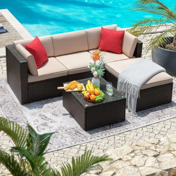 Stylish 5-Piece Patio Furniture Set