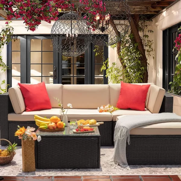 Stylish 5-Piece Patio Furniture Set - Image 3