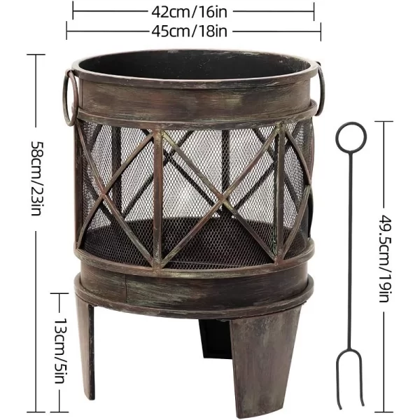 Large Outdoor Fire Pit - Image 7