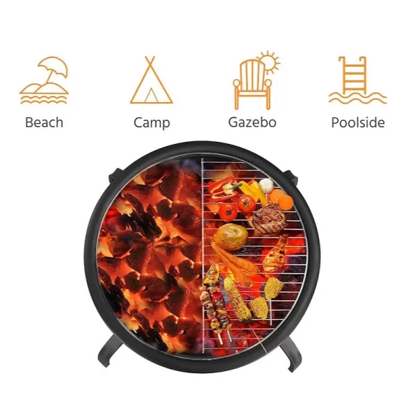 Large Steel Fire Pit - Image 4