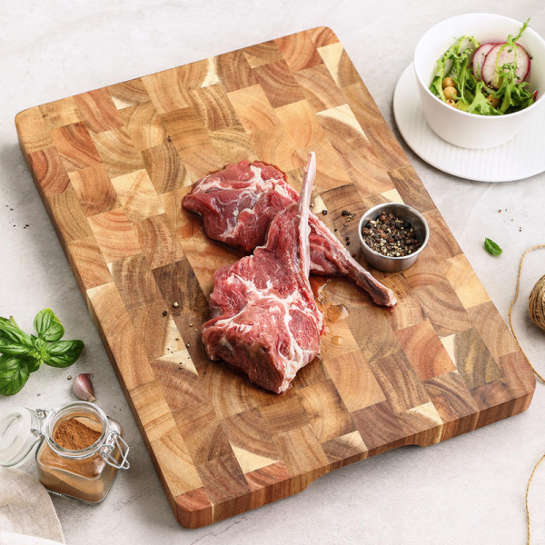 Double-Sided Acacia Wood Chopping Board