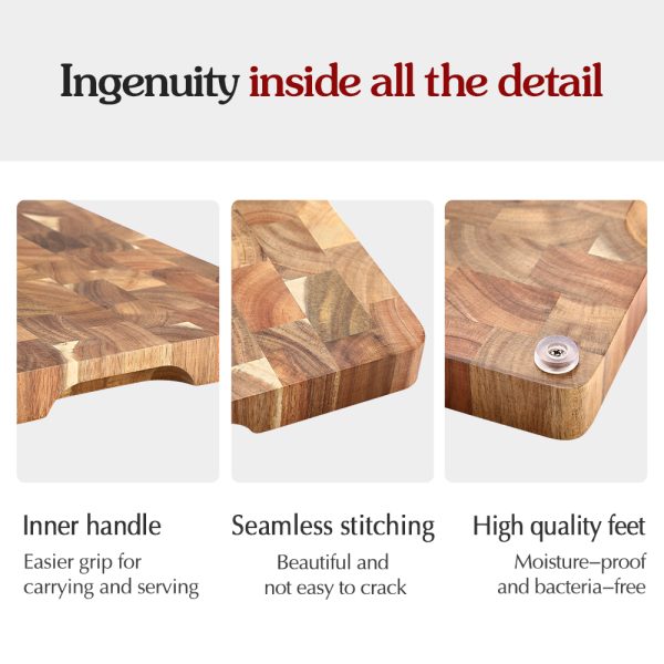 Double-Sided Acacia Wood Chopping Board - Image 5