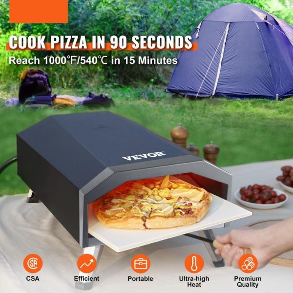 13/16in Portable Outdoor Gas Pizza Oven - Image 2