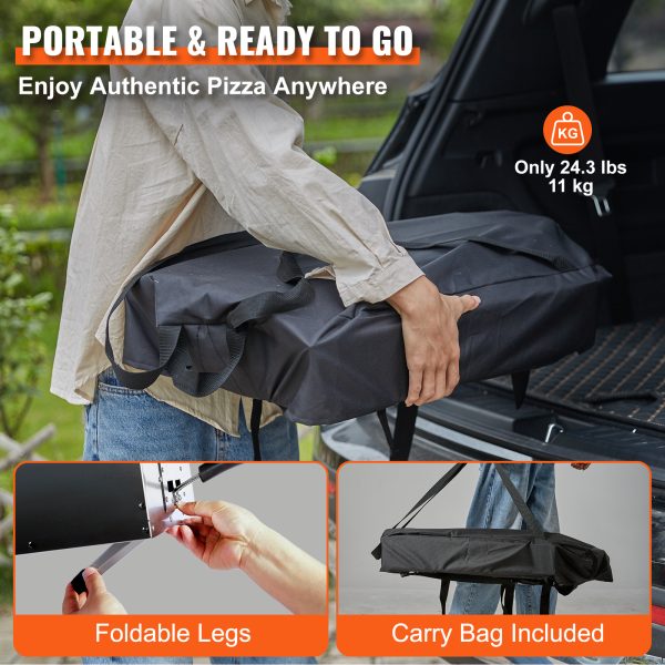 13/16in Portable Outdoor Gas Pizza Oven - Image 3