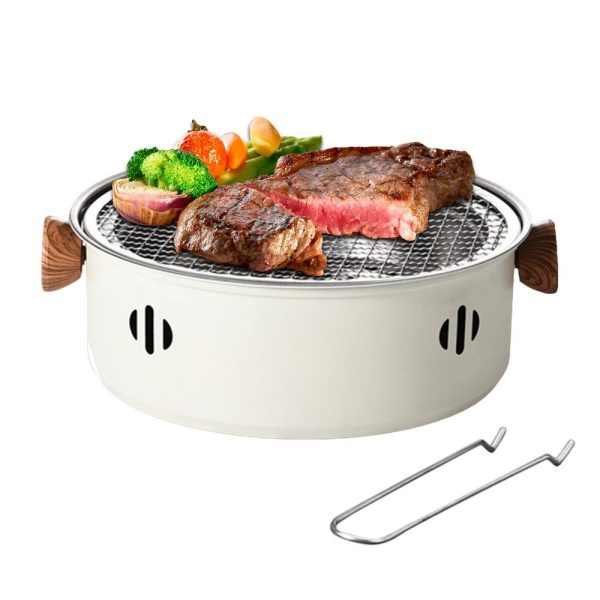 Portable Stainless Steel Charcoal BBQ Grill - Image 8