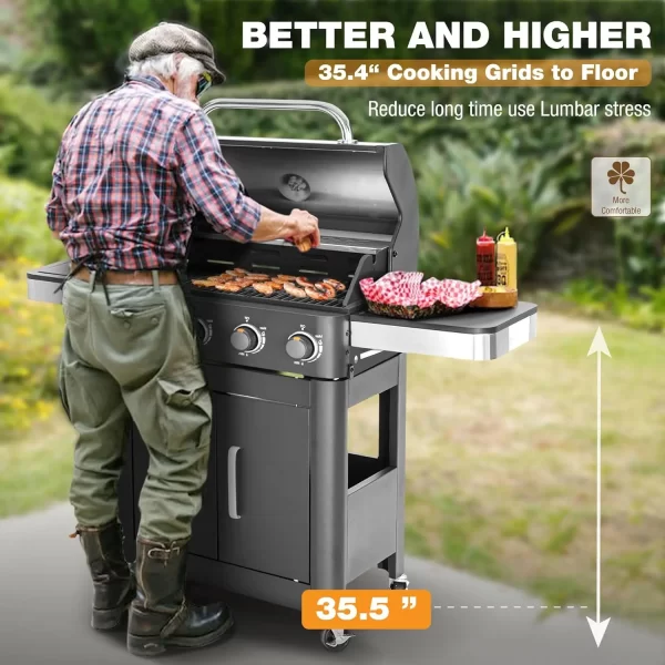4-Burner Propane Gas BBQ Grill - Image 3