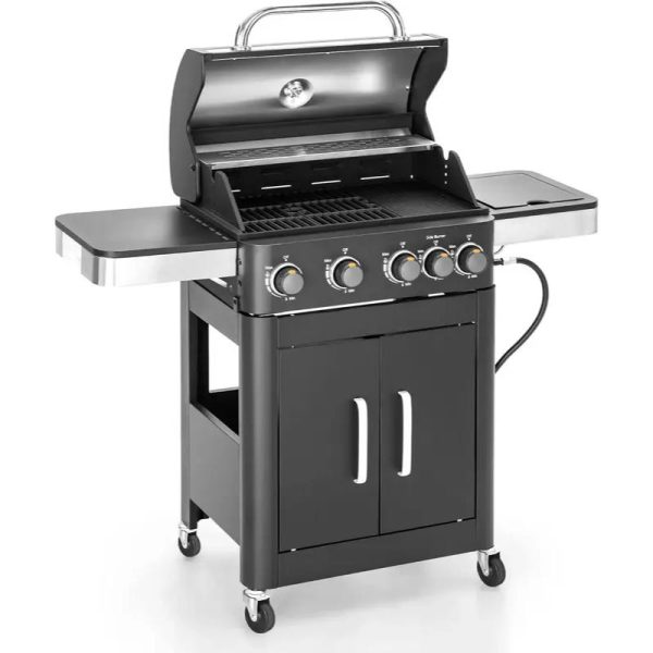 4-Burner Propane Gas BBQ Grill