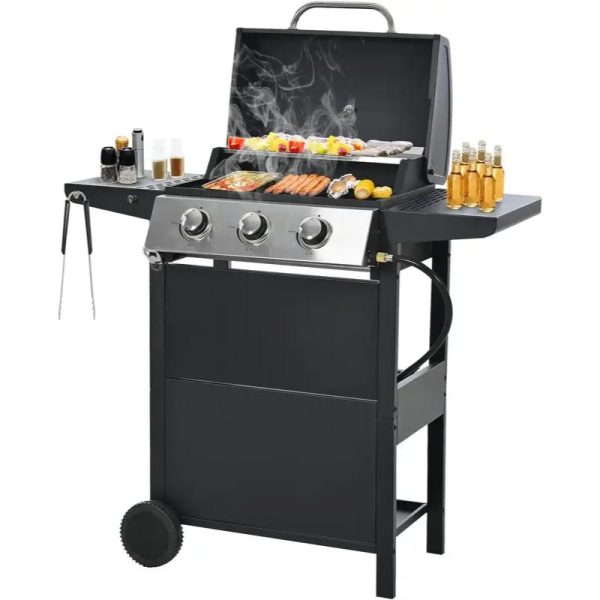 3-Burner Propane Gas BBQ Grill