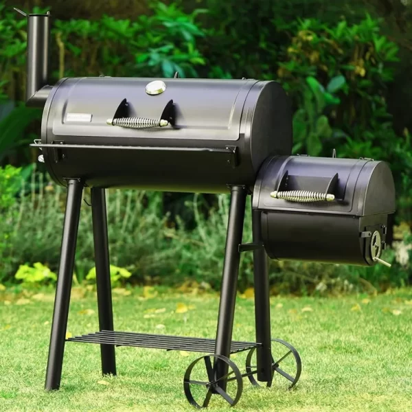 Charcoal Grill with Offset Smoker