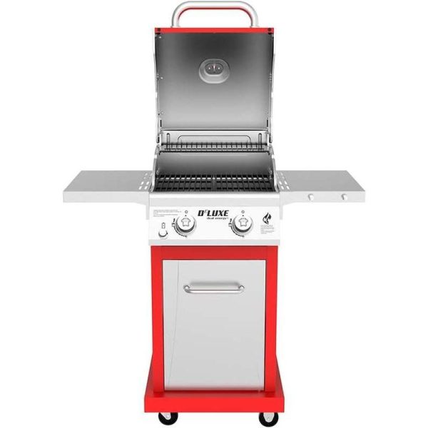Deluxe 2-Burner Propane Gas Grill with Warming Rack - Image 5