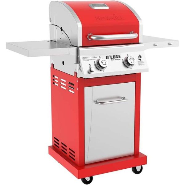 Deluxe 2-Burner Propane Gas Grill with Warming Rack - Image 4