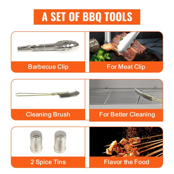 Stainless Steel Rotisserie Grill with Hooded Cover - Image 6