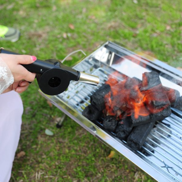 Portable Hand-cranked BBQ Grill Fire Blower - Image 3