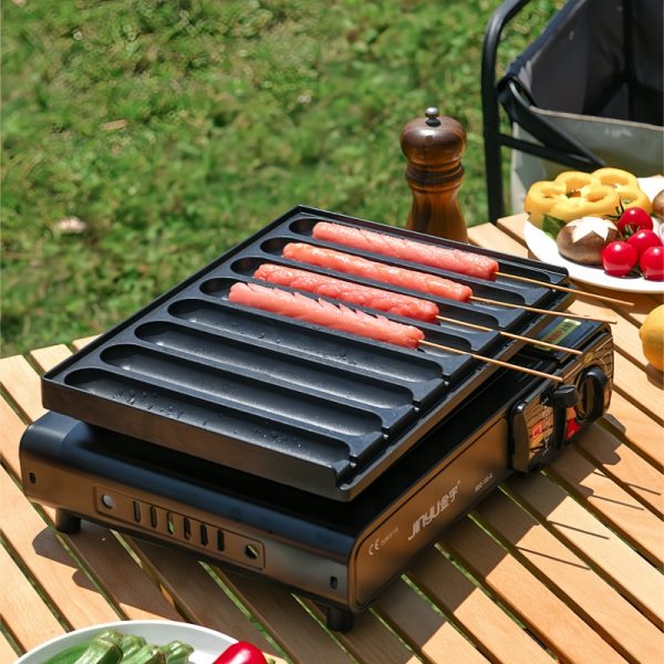 6-Slot Non-stick Sausage Grill Plate - Image 3