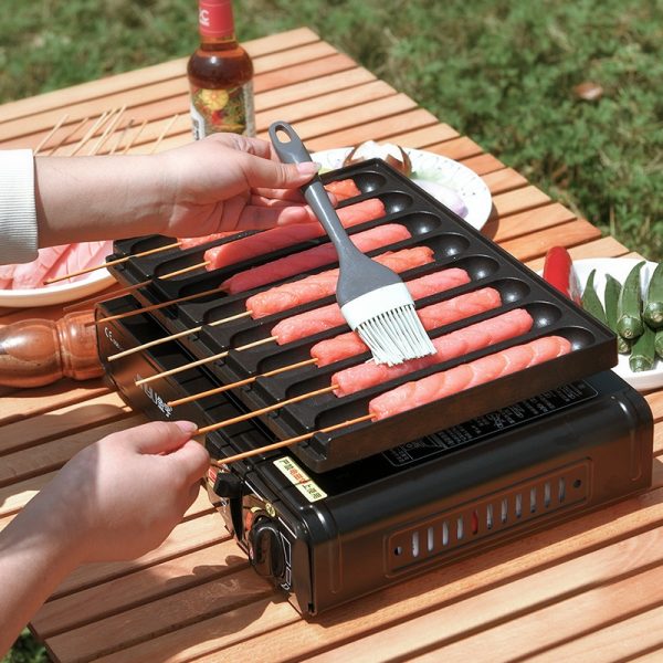 6-Slot Non-stick Sausage Grill Plate - Image 2