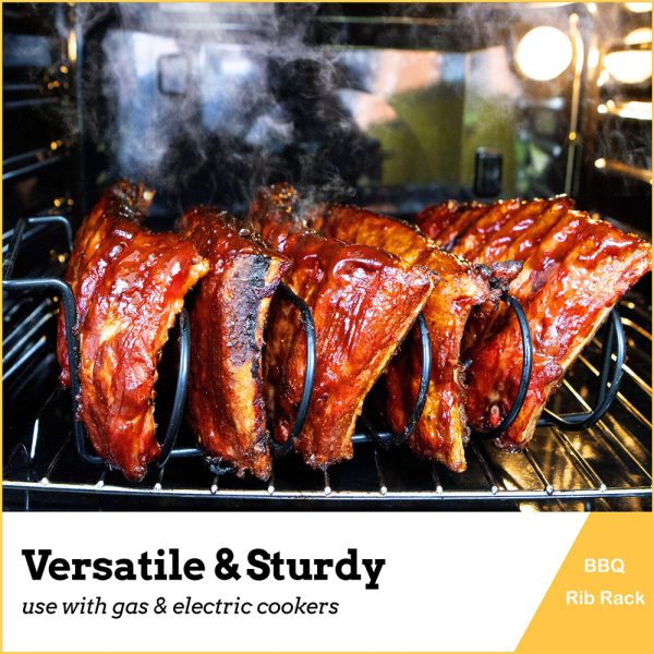 Non-Stick BBQ Rib Rack Stand - Image 3