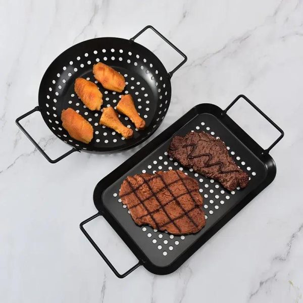 Premium Stainless Steel Non-Stick Grill Tray