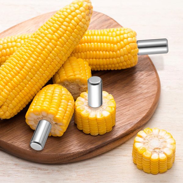 Stainless Steel Corn Cob Holders - Image 7