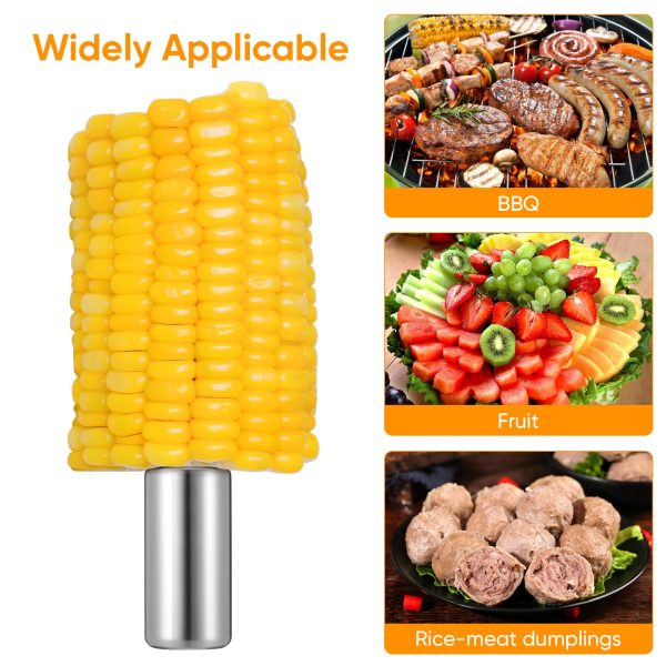 Stainless Steel Corn Cob Holders - Image 5