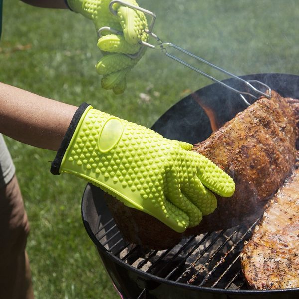 Heat-Resistant Silicone BBQ & Oven Gloves - Image 5