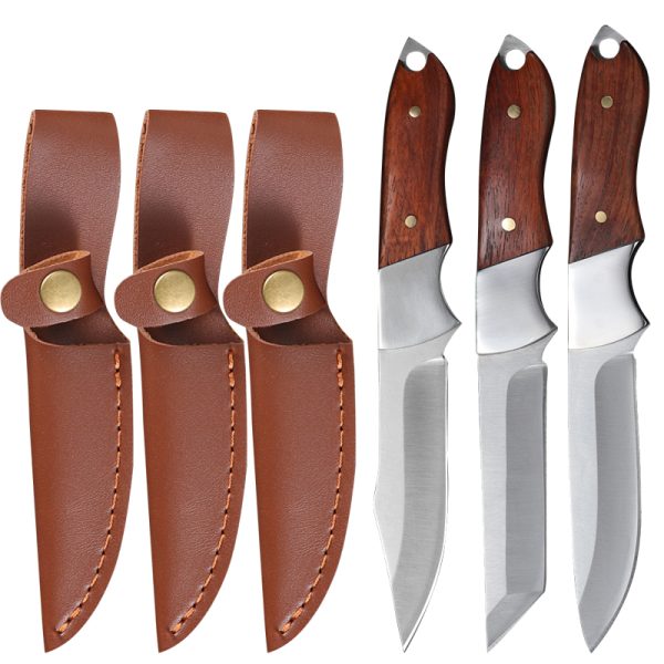 Stainless Steel Boning Meat Cleaver Knife Set - Image 7