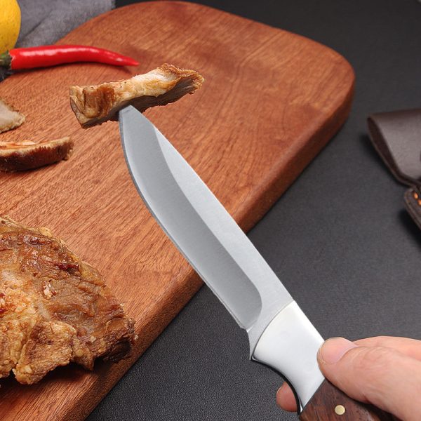 Stainless Steel Boning Meat Cleaver Knife Set - Image 6