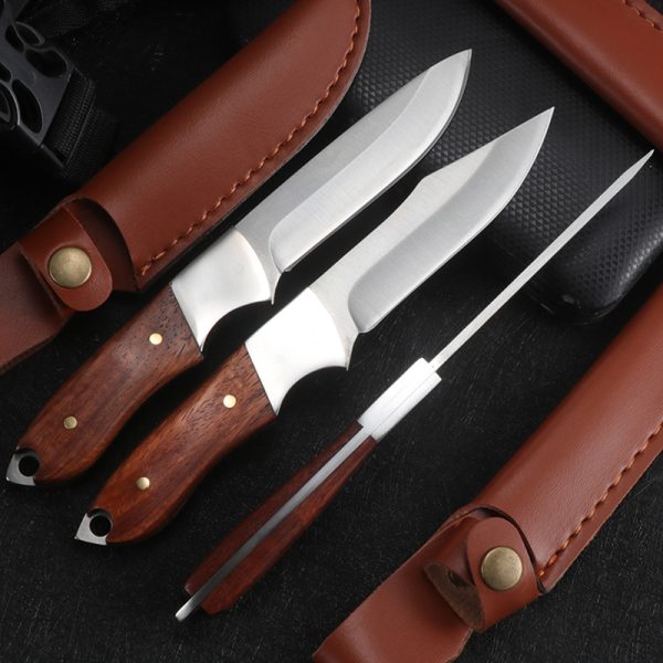 Stainless Steel Boning Meat Cleaver Knife Set - Image 3