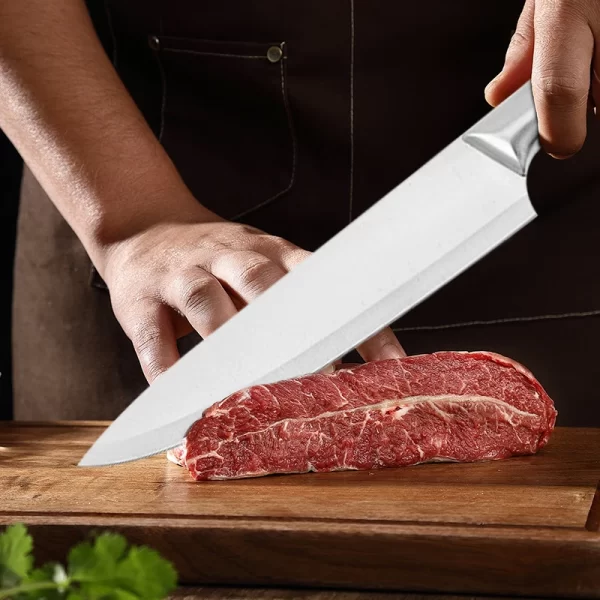 7-Piece Stainless Steel Chef Knife Set - Image 4
