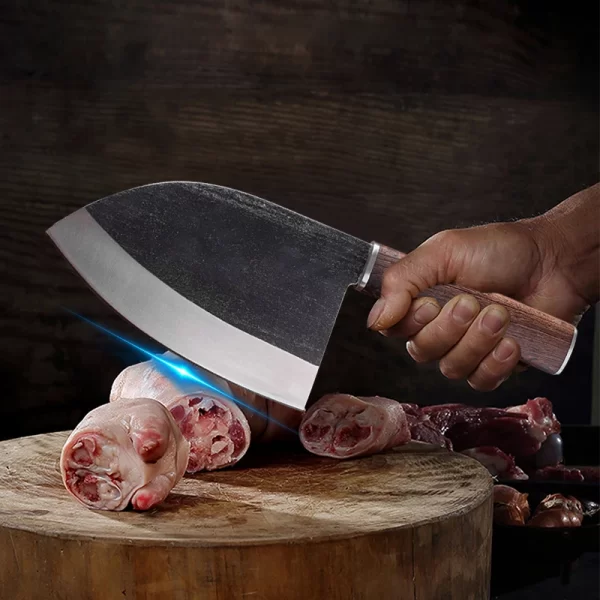 Forged High Carbon Steel Chef Knife - Image 7