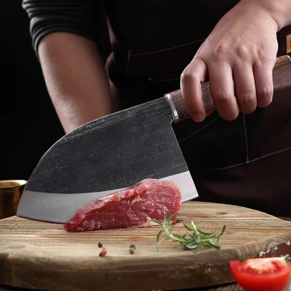 Forged High Carbon Steel Chef Knife - Image 4