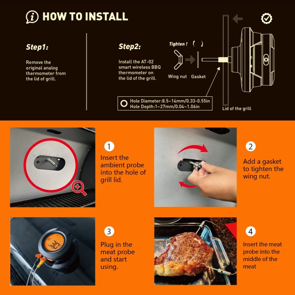 Wireless Bluetooth BBQ Thermometer with Smart Digital Probes - Image 8