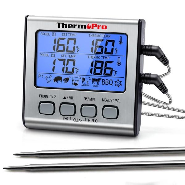 Dual Probe Digital Meat Thermometer