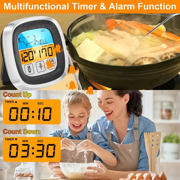 Digital Touch Screen Meat Thermometer - Image 4