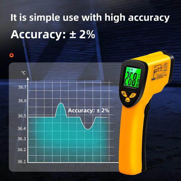 Digital Infrared Non-Contact Thermometer Gun - Image 5