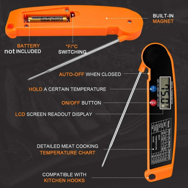 Instant Read Digital Food Thermometer - Image 5