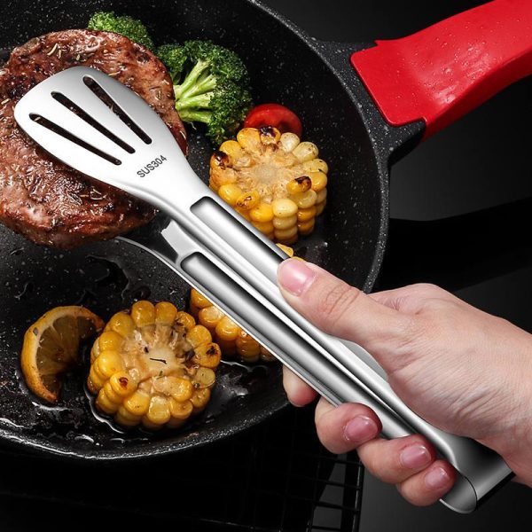 Premium Stainless Steel BBQ Tongs