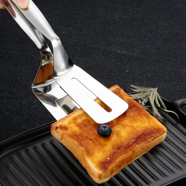 Stainless Steel Multi-Function Frying Shovel Tongs - Image 4