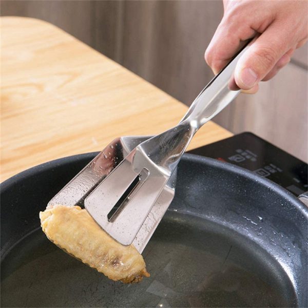Stainless Steel Multi-Function Frying Shovel Tongs - Image 6