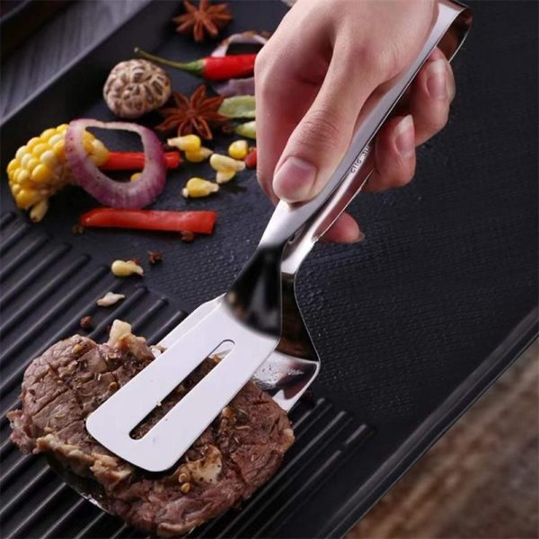Stainless Steel Multi-Function Frying Shovel Tongs