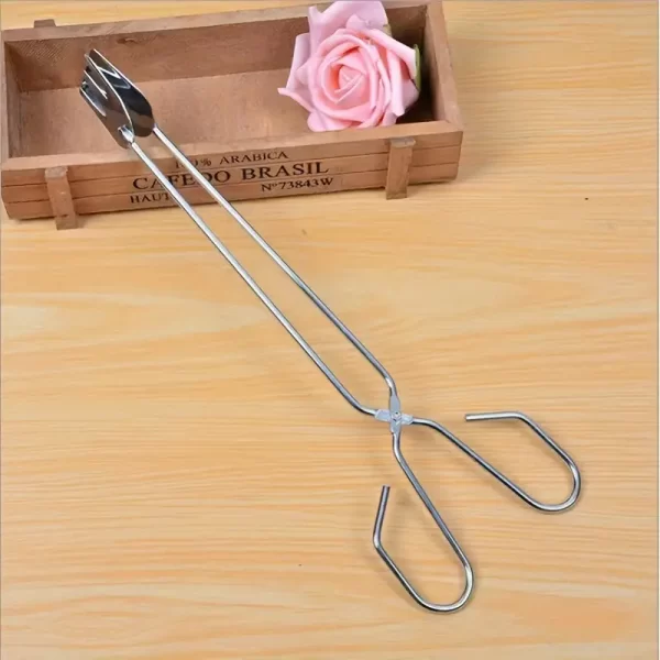 Stainless Steel BBQ Tongs - Image 2