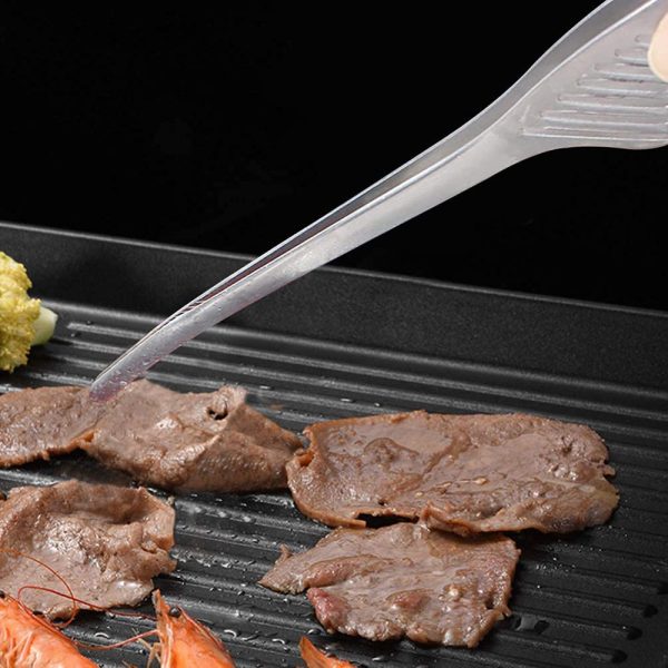 Premium Stainless Steel Korean BBQ Grill Tongs - Image 6