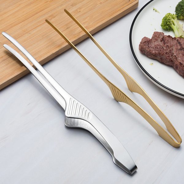 Premium Stainless Steel Korean BBQ Grill Tongs - Image 8